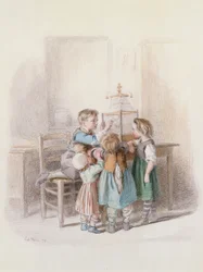 Das neue Haustier, 1870